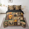 thumbnail image 2 of Homewish Deer Bear 7-Piece Twin Bedding Sets for Boys Girls,Bohemian Aztec Bedding Comforter Set,Retro Vintage Breathable Sheet Sets,Breathable Home Decor,Reversible, 2 of 8