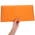 thumbnail image 3 of 3D Anti-Collision Wall Padding Peel And Stick Upholstered Wall Panel Playroom Decorative Protection Wall Stickers For Kids Nursery Queen Headboard Orange, 3 of 8