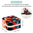 thumbnail image 5 of Ladybird Travel Portable Square Jewelry Organizer with Storage Box | Jewelry Display and Box for Rings, Earrings, Necklaces, Bracelets - Suitable for Girls and Women, 5 of 6