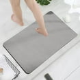 thumbnail image 3 of Super Absorbent Bathroom Floor Mat | Non Slip Diatom Mud Quick Dry Carpet | Water & Oil Resistant Mat | Soft Foldable PVC Rug | 40x60cm | Easy Clean for Entry, Kitchen, Laundry, 3 of 5