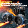 thumbnail image 3 of 2"" Rear Leveling Lift Kits for 2009-2018 Dodge Ram 1500 4X4 4WD 2WD 2000-2020 Tahoe Suburban 1500 Dynofit Raise 2 Inch Rear Lift Spacers for Dodge Ram 1500 Suspension Lift Kits, 3 of 5