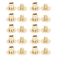 thumbnail image 3 of 10Pcs Chicago Screws Assorted Kit, Knurled Flat Head Rivets Stud Fasteners, Hardware Accessories with Small Size for Belts Backpacks Furnitures, 3 of 7