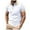 White, variant on Kcolen Black Polo Shirts for Men Cotton Men's Summer Casual Short Sleeve Shirt Patchwork Design Holiday Tops for Comfortable Wear Summer Casual Vacation Basic