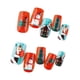 thumbnail image 2 of Caja de 24 adornos navideños de Papá Noel con copos de nieve y uñas postizas para Halloween, 2 of 2