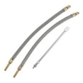 thumbnail image 1 of 1 Set de Extensión de Válvula de Neumático de Cobre de 180 Grados con Extensión de Vástago de Válvula de Neumático de Acero Inoxidable de 300 mm para Coche, Motocicleta, RV, Camión, Bicicleta, 1 of 6