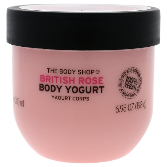 British Rose Body Yogurt by The Body Shop for Unisex - 6.9 oz Body Cream