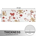 thumbnail image 5 of Kitchen Rugs Sets Of 2,Red Christmas Gingerbread Man Pattern Anti Fatigue Kitchen Mat Rugs Non Slip Washable,Decorative Kitchen Floor Mats for Kitchen,Sink,Laundry,17"X47", 5 of 5