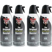 Dust-Off Disposable Compressed Gas Duster, 10 oz Cans, 4 Pack (1430182n_526)