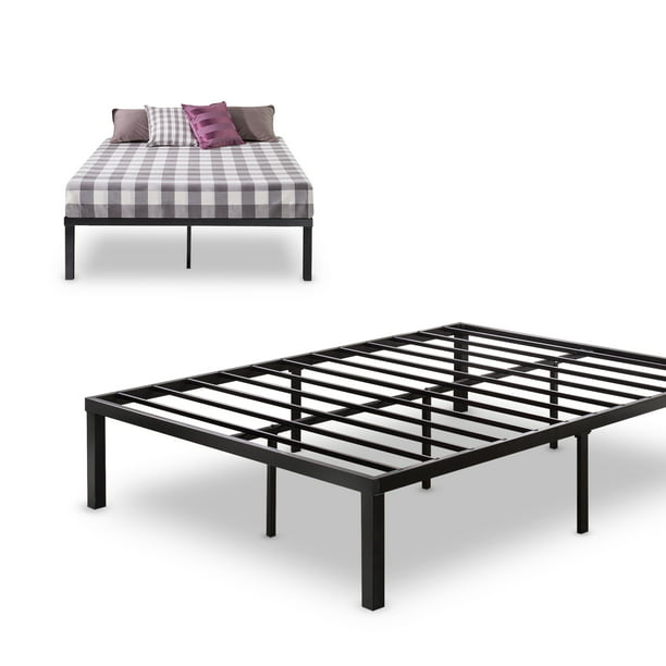 Zinus Van 16 Metal Platform Bed With, Zinus Queen Bed Frame Assembly