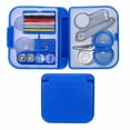 thumbnail image 6 of FNGZ Sewing Kits Case Plastic Thread Sewing Scissors Mini Outdoor Travel Kit Needles Set Home Textiles Blue, 6 of 9