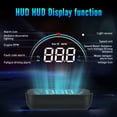 thumbnail image 5 of Naierhg 3.5 Inch Head-up Display Multifunction Overspeed Warning System Portable HUD Projector for Car,Black, 5 of 8