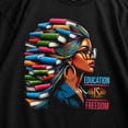 thumbnail image 3 of Education Is Freedom Graphic T-Shirt, Unisex Classic Fit Tee, 3 of 9