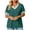 Army Green, variant on Camleand Women's Plus Size Tops Short Sleeve Tee Shirt V Neck Basic Summer Loose Fit T Shirt