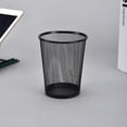 thumbnail image 2 of 1 Packs Wire Mesh Pencil Holder Metal Pen Cup Desk Pen Organizer Case Pencil Jar Black for Office Home, 2 of 7