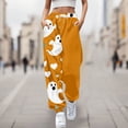 thumbnail image 2 of WILLBEST Pantalones Casuales para Mujer, Cómodos Pantalones Deportivos con Estampado de Halloween, Cintura Elástica Suave, Ideales para Uso Diario y Relajación 34 Chica, 2 of 4
