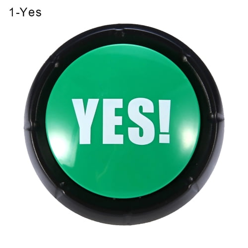 Yes and No Buttons Funny Game Toy 7 Ways to say No and 7 Ways to say Yes NEW 