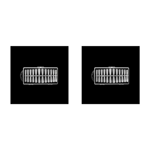 Vogacara 240 piezas extensión de uñas postizas manicura artesanía puntas falsas juego de herramientas de decoración portátil extraíble para el hogar en forma de T 2piezas Vogacara CBP206647