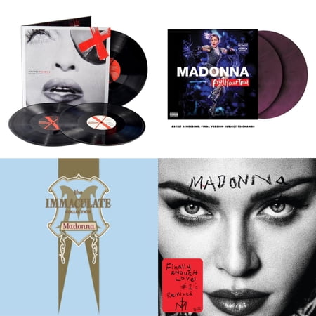 Madame X (Live) (3LP) & Rebel Heart Tour (X) (Purple Galaxy Swirl Vinyl/2LP) & Immaculate Collection (2LP) & Finally Enough Love (2LP)