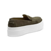J/Slides Womens AVA Suede Slip On Loafers