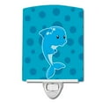 thumbnail image 1 of Carolines Treasures BB8894CNL Nautical Dolphin Ceaser Ceramic Night Light, 1 of 1