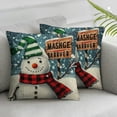 thumbnail image 3 of nygtbtfer Christmas Pillow Covers Set of 4 Tree Decorative Pillow Cushion Case for Sofa Couch Bed Home Car White, 3 of 7
