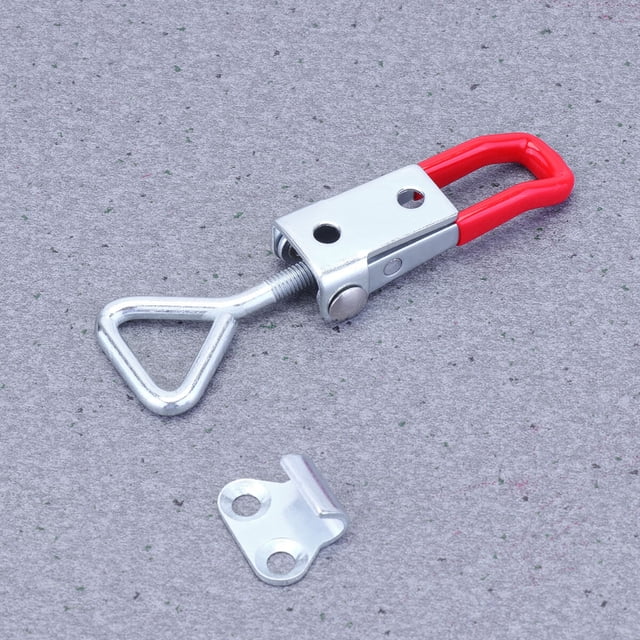 OULII 2 Pcs Pince de Verrouillage à Bascule en Acier Inoxydable Porte Réglable Boîte de Rangement Outil à Main Petite Taille 11.8x7.9x3.9in