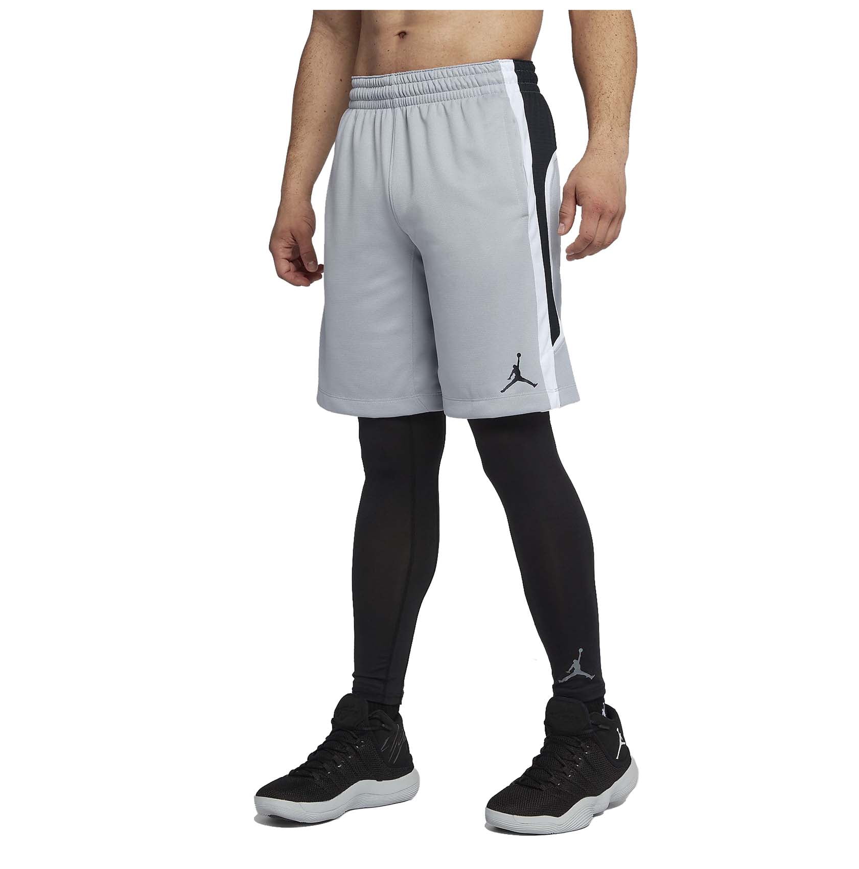 Nike - Jordan Men's Nike Flight Dri-Fit Basketball Shorts (Wolf Grey ...
