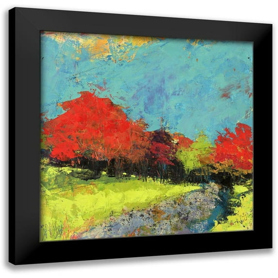Nickell, Linda 15x15 Black Modern Framed Museum Art Print Titled - Morning Walk