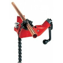 Top Screw Bench Chain Vises, 1/2 in - 8 in Pipe Cap