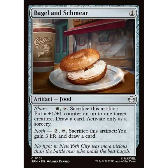 MtG Marvel's Spider-Man Common Bagel and Schmear #161