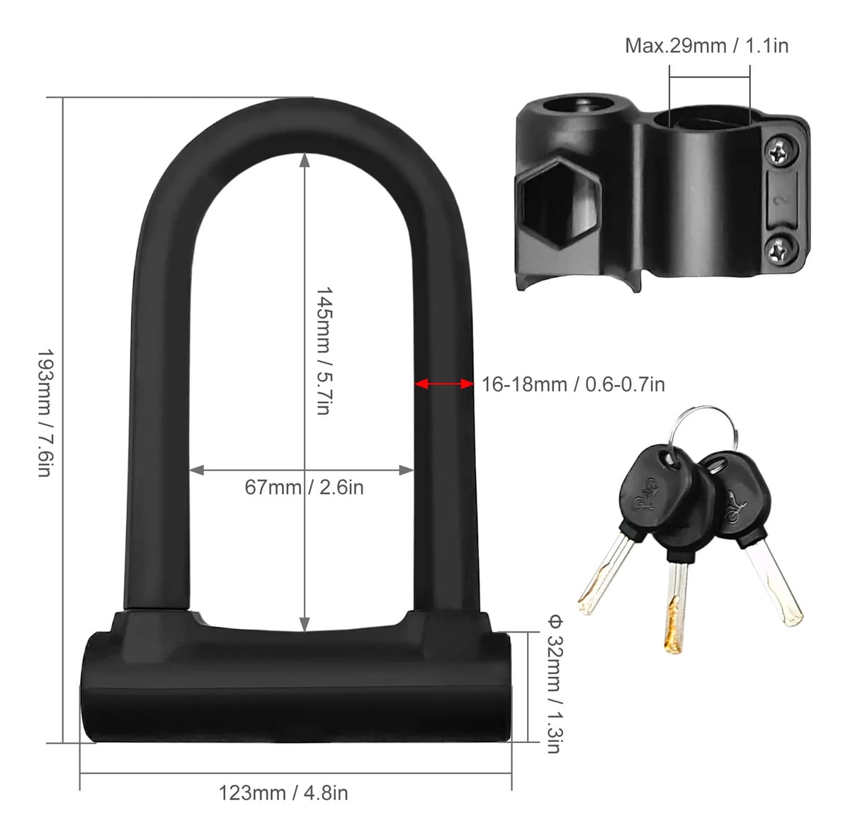 Applicable to Bicycle Lock with Flexible Steel Cable, Resistant