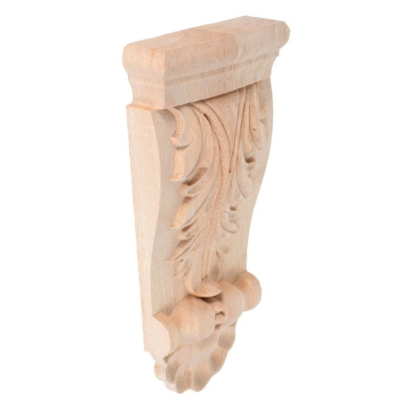 Amosfun Wood Onlays Appliques Wood Khaki Decorative Element Home Decor Living Room 1Set