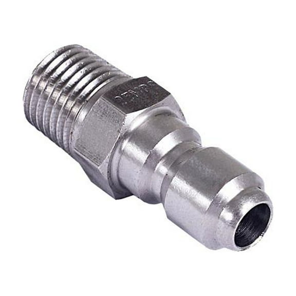 Mi-T-M AW-0017-0002 Pressure Washer Quick Connect Plug, 1/4 MNPT x 1/4 In. - Quantity 4