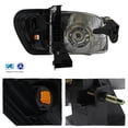 thumbnail image 3 of AKKON - Fits 2001 2002 2003 2004 Toyota Tacoma Pickup Black Headlights+ Corner+ Signal+ Bumper Lamp+ LED Smoked Tail Lights Pair, 3 of 6