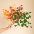 thumbnail image 1 of Decoraciones de Acción de Gracias, 1 Pieza de Decoración de Otoño, Hojas de Arce Artificiales de Seda, Juego de Ramas de 35,43 Pulgadas, Tallos Otoñales, Hojas de Arce Falsas para Mesa de Ramo de, 1 of 7