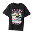 thumbnail image 3 of Camiseta básica para mujer, camiseta clásica de recuerdo con cuello redondo para vacaciones, caminar, acampar, regalo para mujer L, 3 of 8