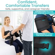 Vive Transfer Sling with Handles – Padded Gait Belt for Lifting and Standing Assistance – Heavy Duty Mobility Aid for Seniors, Disabled, and Injured Patients