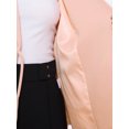 thumbnail image 5 of DARING DIVA Women's Elegant Double Tie Wrap Blazer XL Baby Pink, 5 of 7