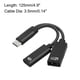 thumbnail image 3 of Adaptador USB C a OTG Unique Bargains 60W PD Rápida Carga Cable 2 en 1 Negro, 3 of 4