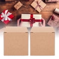 thumbnail image 4 of Fyydes Candy Box,50PCS Kraft Paper Box Folding Retro Gift Boxes Craft Carton Set for Christmas / Wedding, 4 of 10