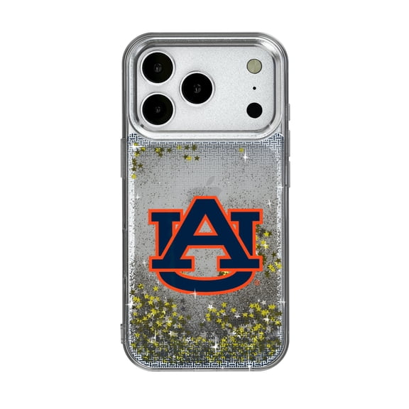 Auburn Tigers Linen Logo iPhone Glitter Case