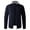 Navy, variant on HAiming Men's Cardigan Sweaters Knitted Full Zip Collared Jacket Casual Solid Color Baggy Comfy Warm Outwear Coat
