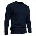 thumbnail image 2 of Vedolay Mens Sweaters 2023 Long Sleeve Pullover Sweater with Plus Size Blue,2XL, 2 of 5