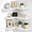 White, variant on Corner Floating Shelf for Wall – L-Shaped Solid Wood Corner Shelf with Hidden Bracket. Wall Mounted Storage Solution for Bathroom, Kitchen & Living Room, Brown(Set 3)