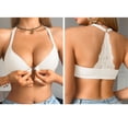 thumbnail image 5 of Avirosel Women's Front Closure Bras Deep V Racerback Comfortable Support Bra for Daily Wear Sleep Sports Everyday Comfort, 5 of 5