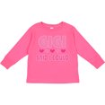 thumbnail image 3 of Inktastic Gigi Said I Could Funny Granddaughter Girls Girls Long Sleeve Toddler T-Shirt, 3 of 5