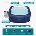 thumbnail image 3 of Bestway SaluSpa Hawaii 4-6 Person Inflatable Hot Tub, Square Energy-Efficient Spa, 71"x28", 3 of 5