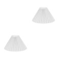 thumbnail image 1 of Toystoory Modern Lamp Shade Lampshade Fanshaped Light Cover Dust-proof _24cm 2piezas Blanco 28 cm, 1 of 1
