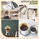 thumbnail image 4 of 200 filtros de café blanco tamaño 02, sin blanquear, de cono, desechables, de papel natural, sin blanquear, fabricados con fibras de bambú natural., 4 of 9