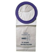 10 Commercial Backpack Vacuum Cleaner Bags 10 Quart, Clarke, Coach, Sandia, Windsor, Proteam, Raven, Perfect, EDIC,